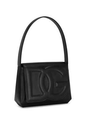 Borsa a tracolla in pelle con logo goffrato Dolce & Gabbana | BB7516AW57680999